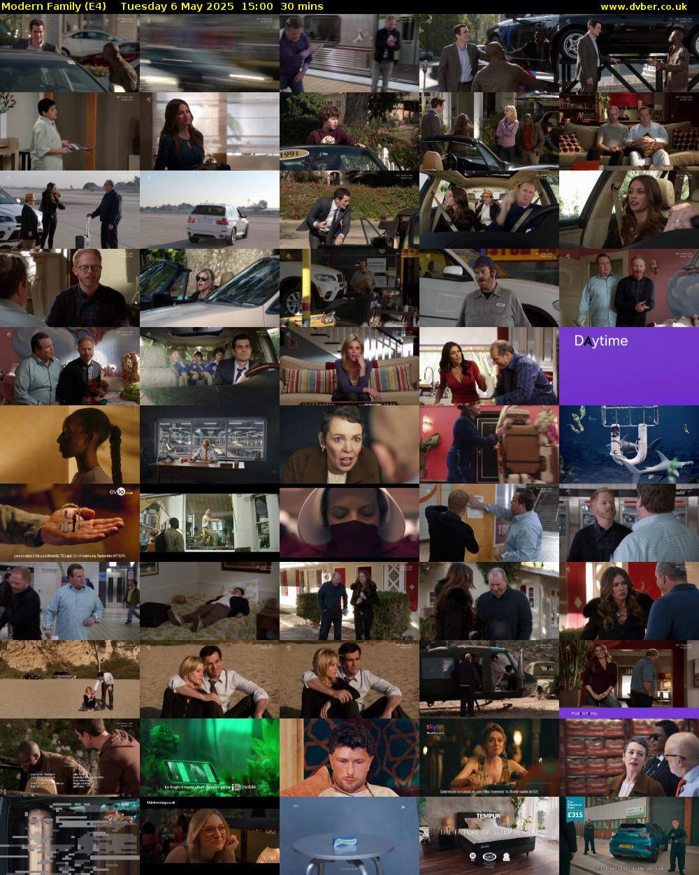 Modern Family (E4) Tuesday 6 May 2025 15:00 - 15:30