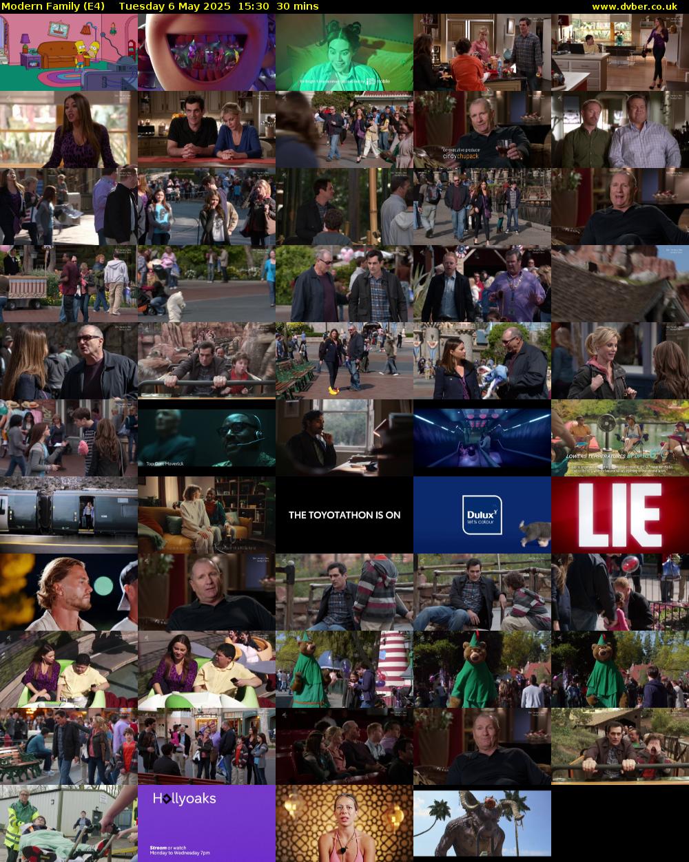 Modern Family (E4) Tuesday 6 May 2025 15:30 - 16:00