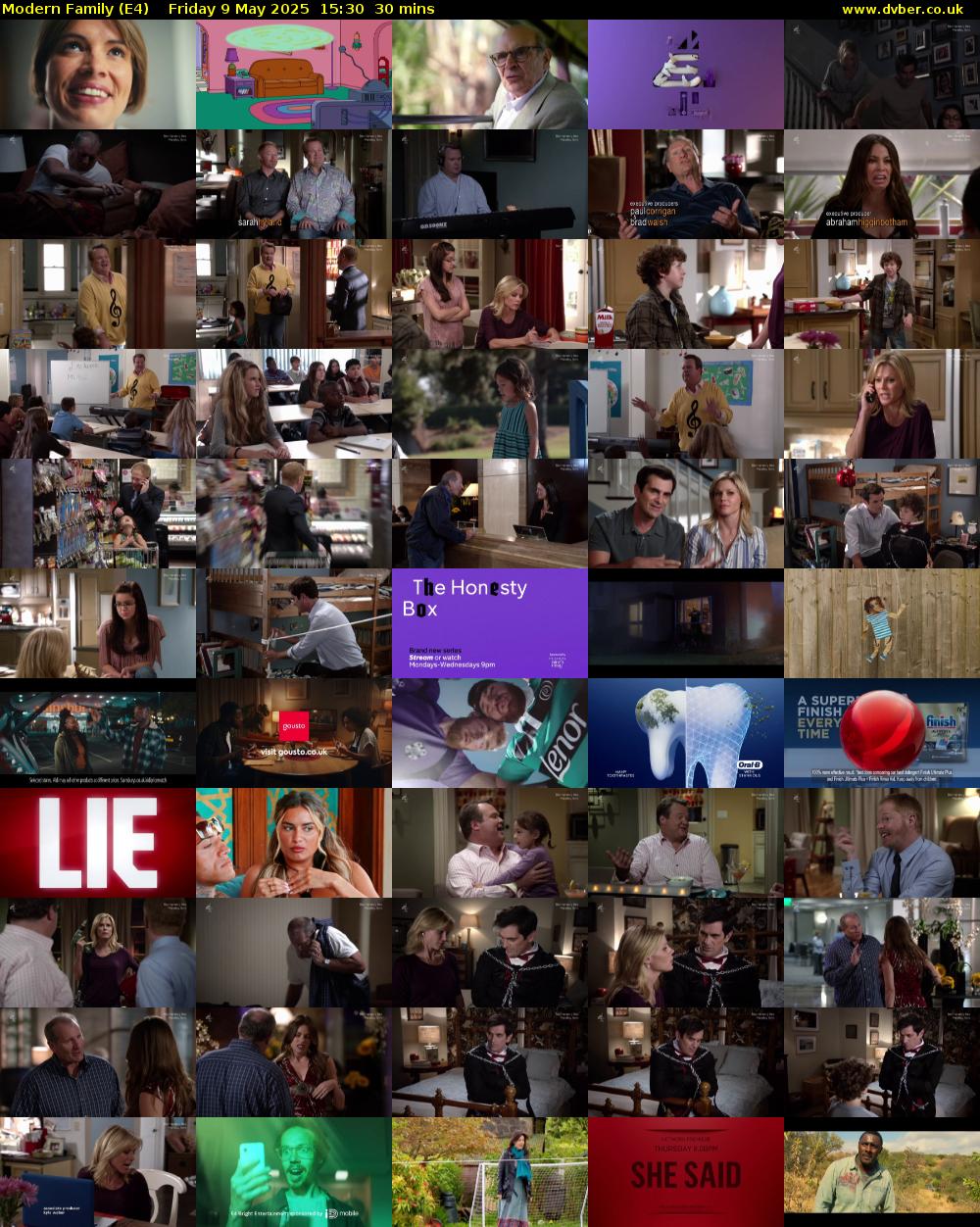 Modern Family (E4) Friday 9 May 2025 15:30 - 16:00