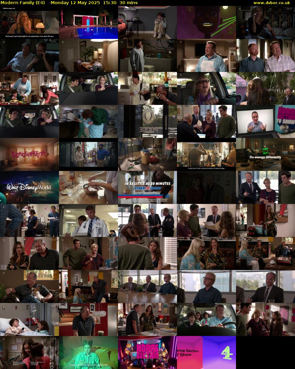 Modern Family (E4) Monday 12 May 2025 15:30 - 16:00