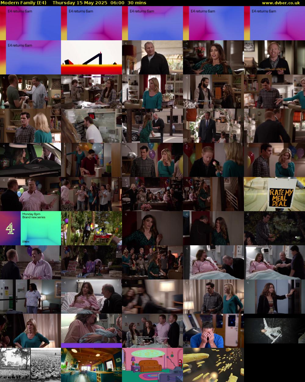 Modern Family (E4) Thursday 15 May 2025 06:00 - 06:30