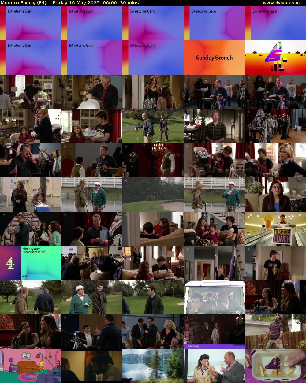 Modern Family (E4) Friday 16 May 2025 06:00 - 06:30