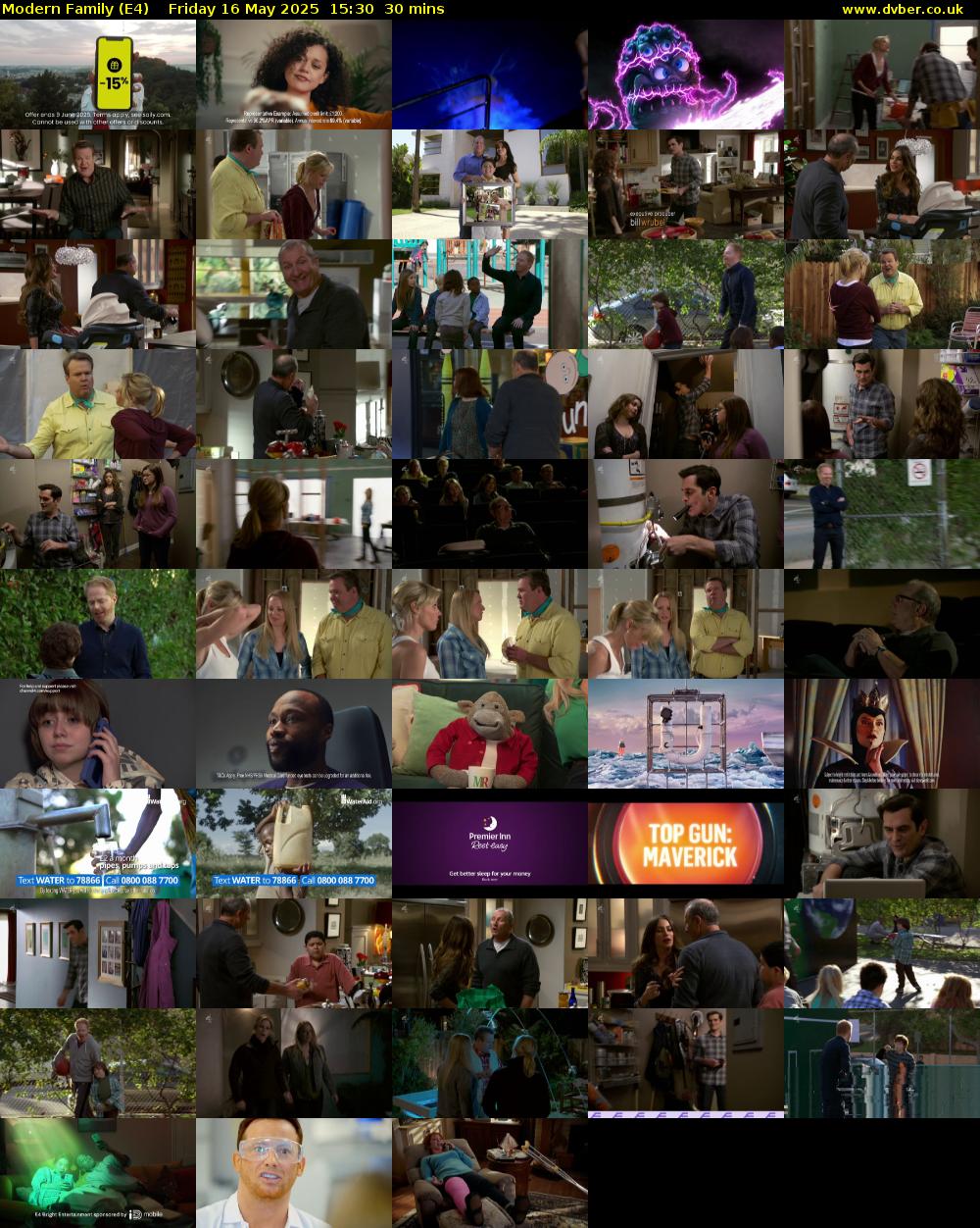 Modern Family (E4) Friday 16 May 2025 15:30 - 16:00