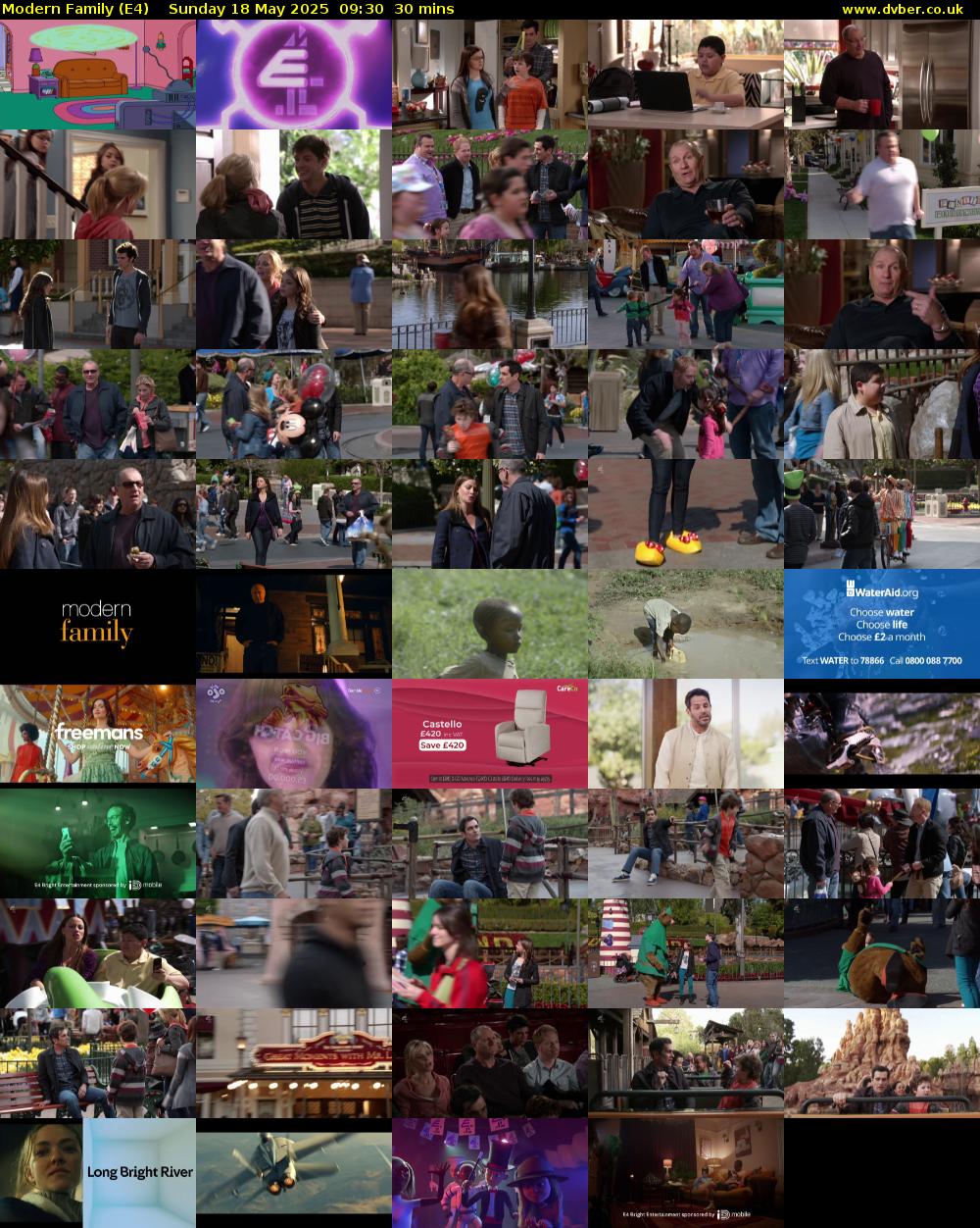 Modern Family (E4) Sunday 18 May 2025 09:30 - 10:00
