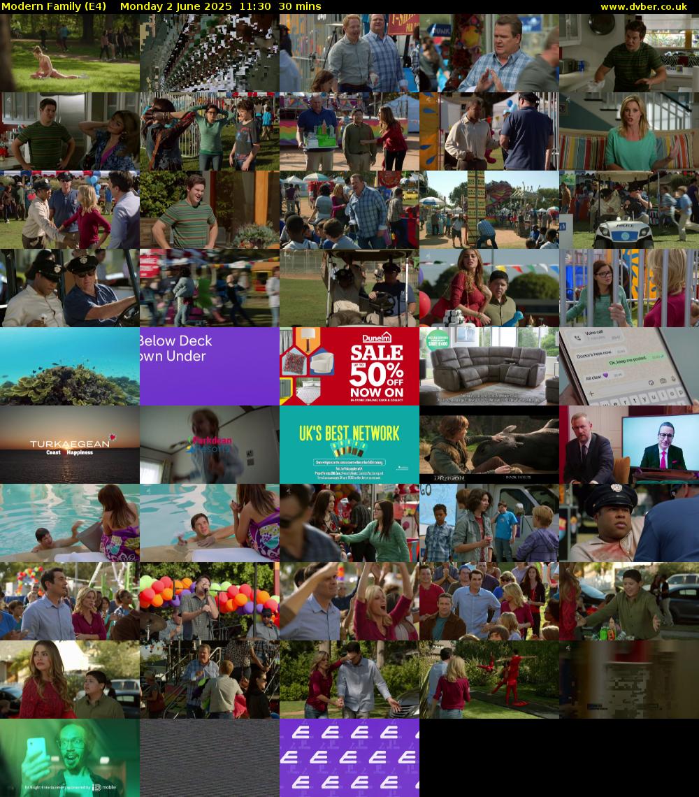Modern Family (E4) Monday 2 June 2025 11:30 - 12:00