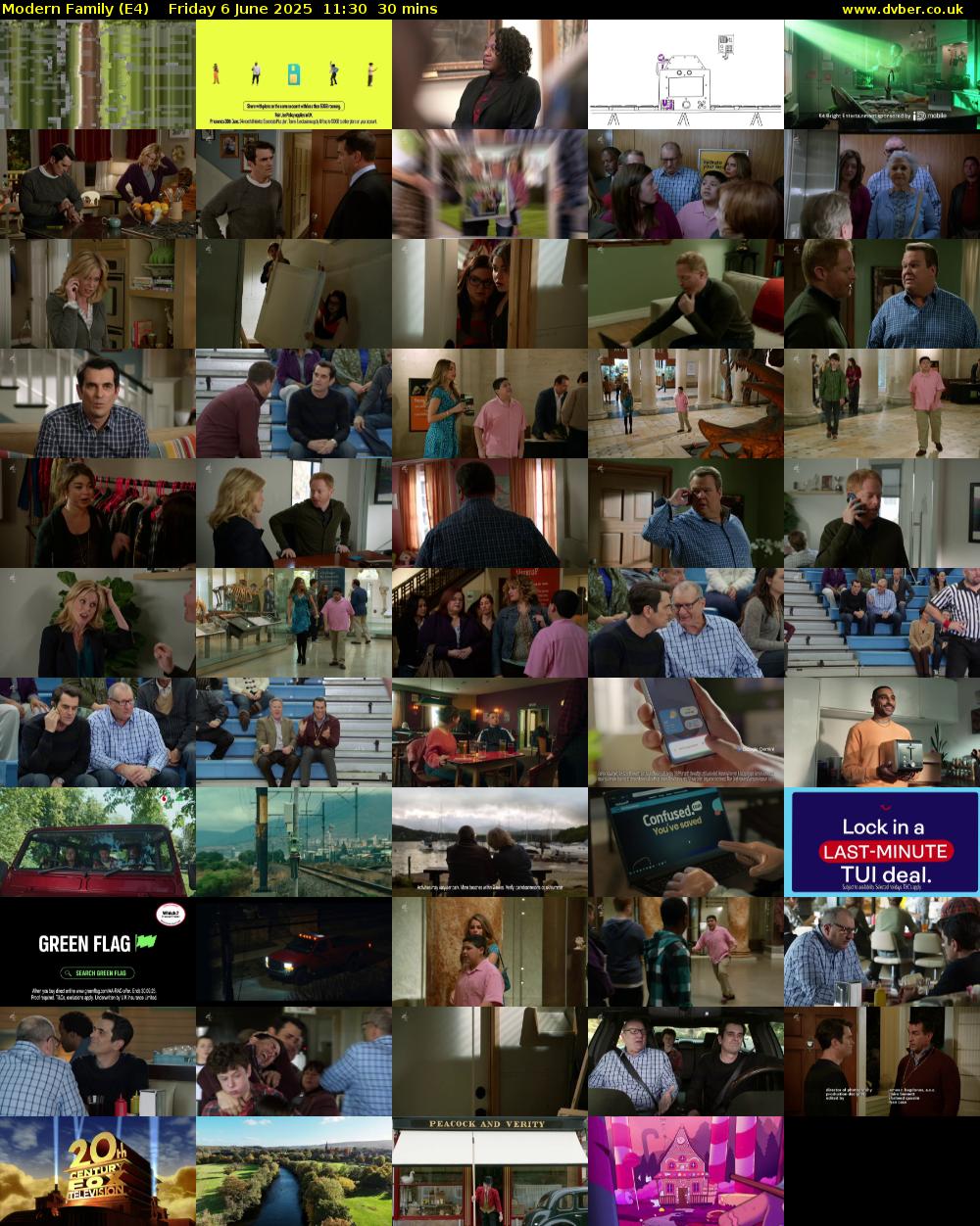Modern Family (E4) Friday 6 June 2025 11:30 - 12:00