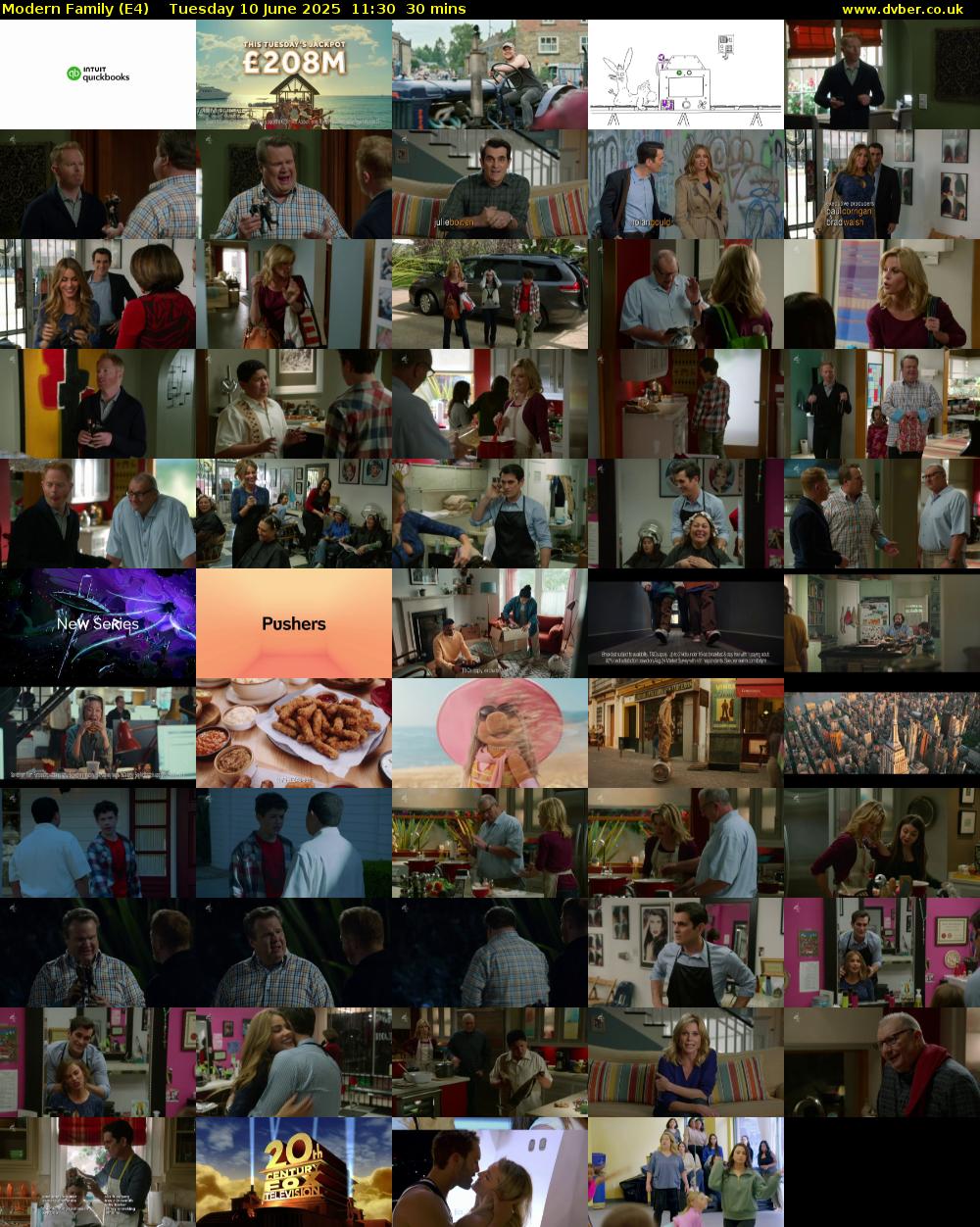 Modern Family (E4) Tuesday 10 June 2025 11:30 - 12:00