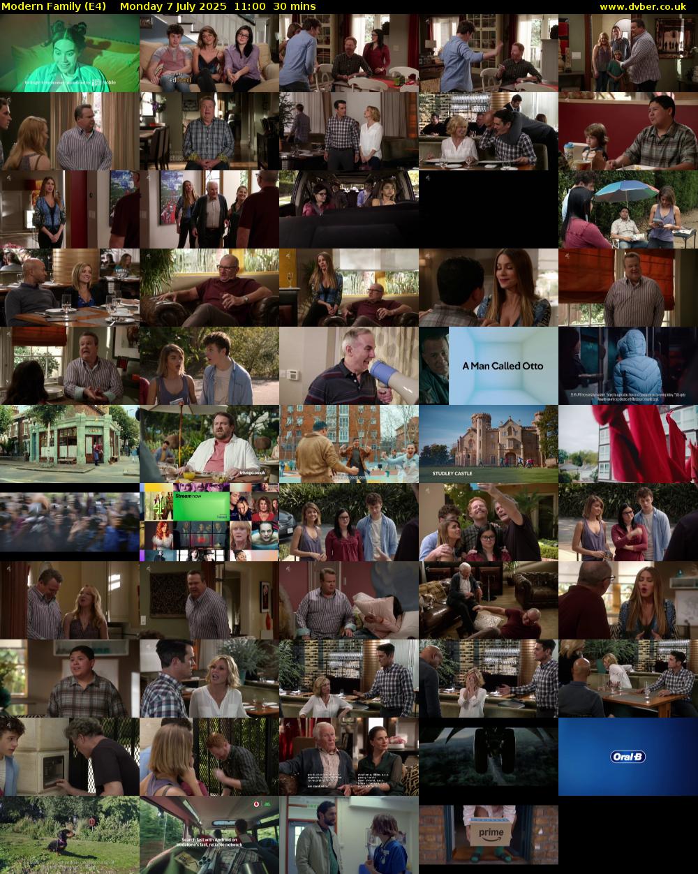 Modern Family (E4) Monday 7 July 2025 11:00 - 11:30