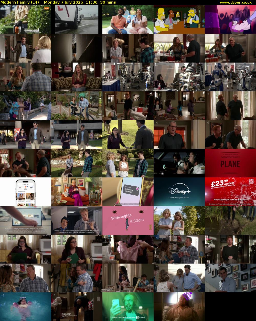 Modern Family (E4) Monday 7 July 2025 11:30 - 12:00