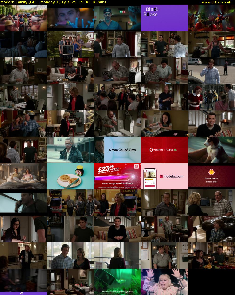 Modern Family (E4) Monday 7 July 2025 15:30 - 16:00