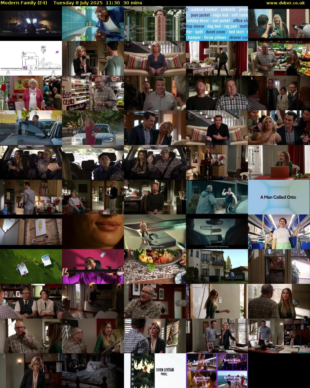 Modern Family (E4) Tuesday 8 July 2025 11:30 - 12:00