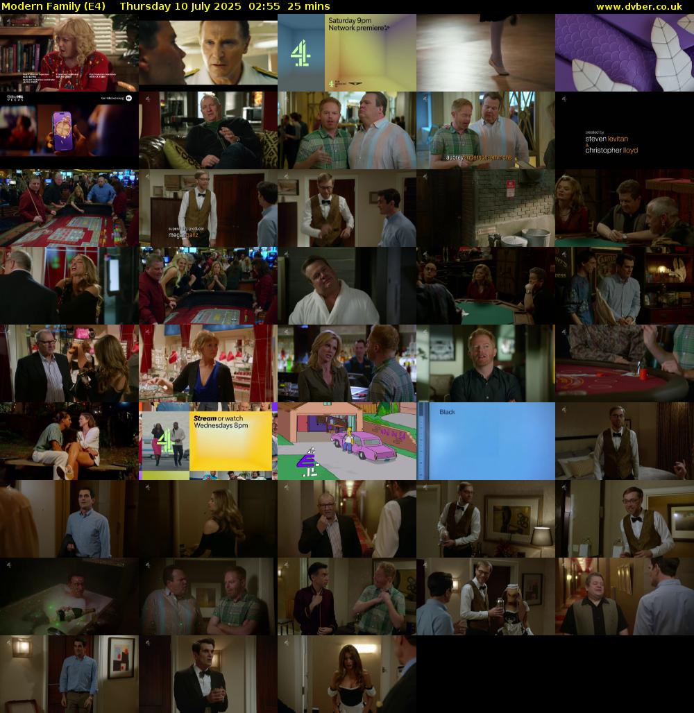 Modern Family (E4) Thursday 10 July 2025 02:55 - 03:20
