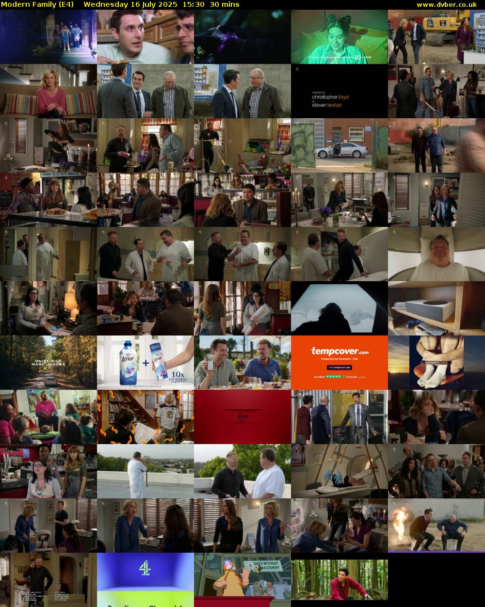 Modern Family (E4) Wednesday 16 July 2025 15:30 - 16:00