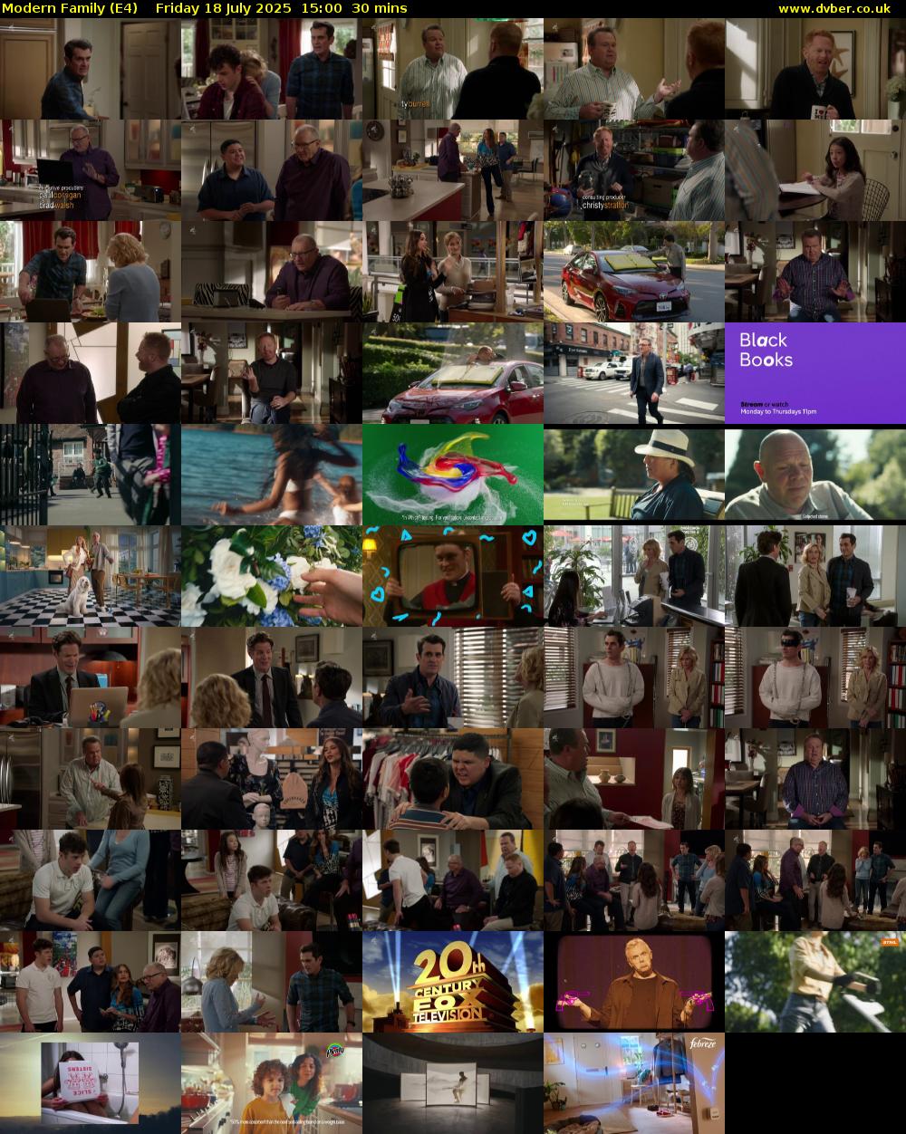 Modern Family (E4) Friday 18 July 2025 15:00 - 15:30