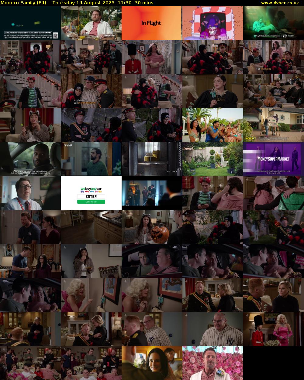 Modern Family (E4) Thursday 14 August 2025 11:30 - 12:00