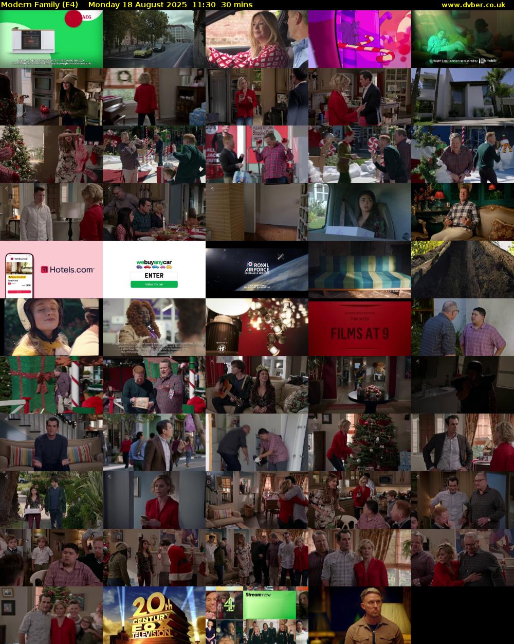 Modern Family (E4) Monday 18 August 2025 11:30 - 12:00
