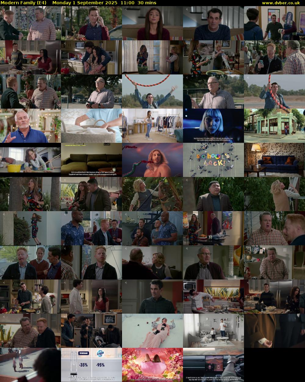 Modern Family (E4) Monday 1 September 2025 11:00 - 11:30