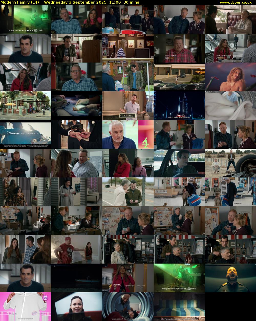 Modern Family (E4) Wednesday 3 September 2025 11:00 - 11:30