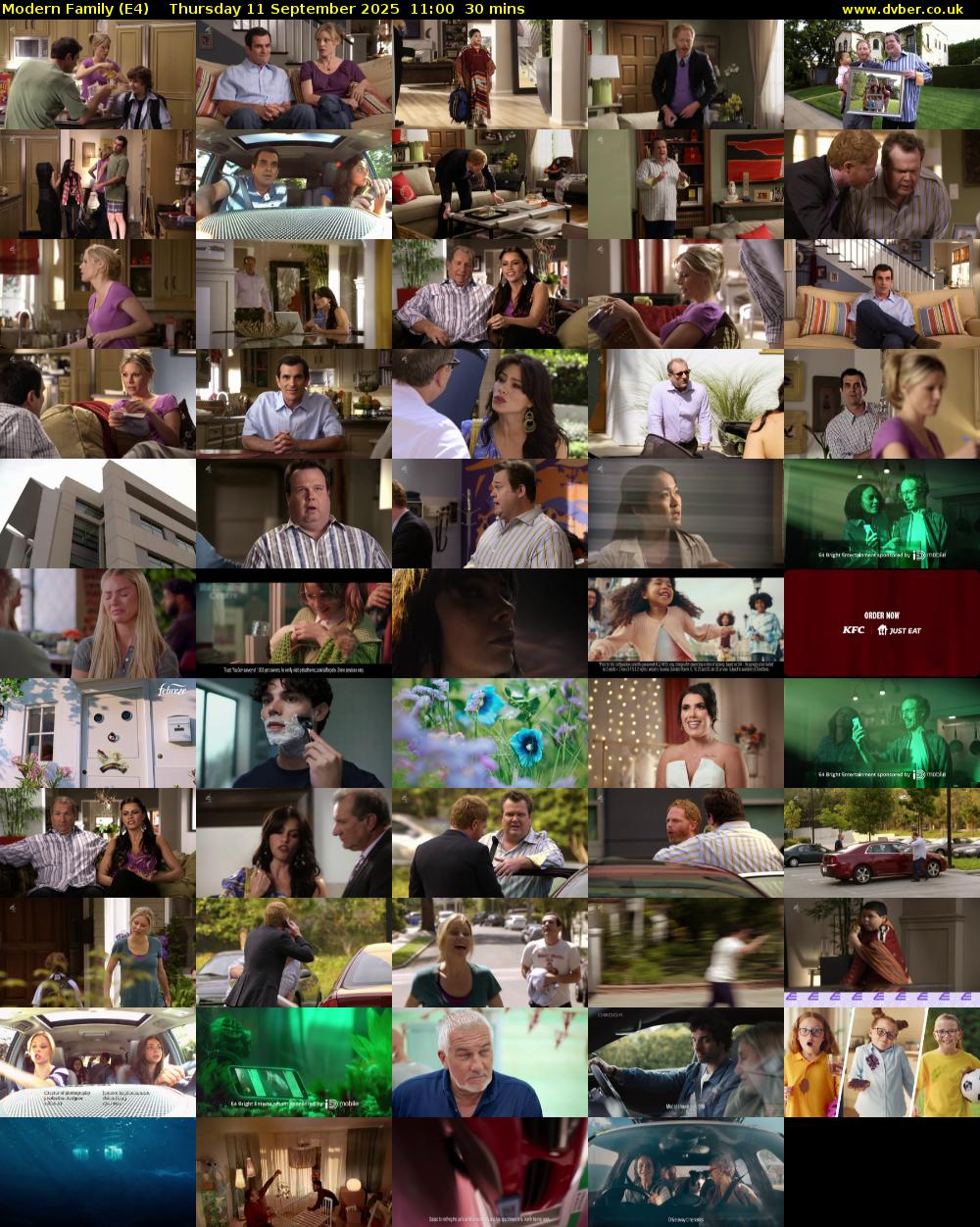 Modern Family (E4) Thursday 11 September 2025 11:00 - 11:30