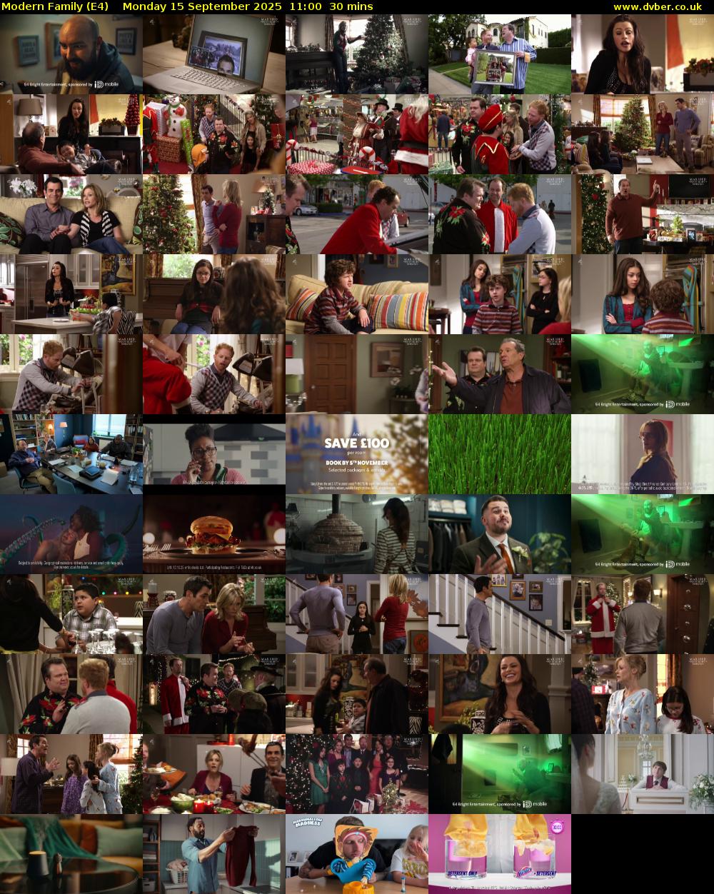 Modern Family (E4) Monday 15 September 2025 11:00 - 11:30