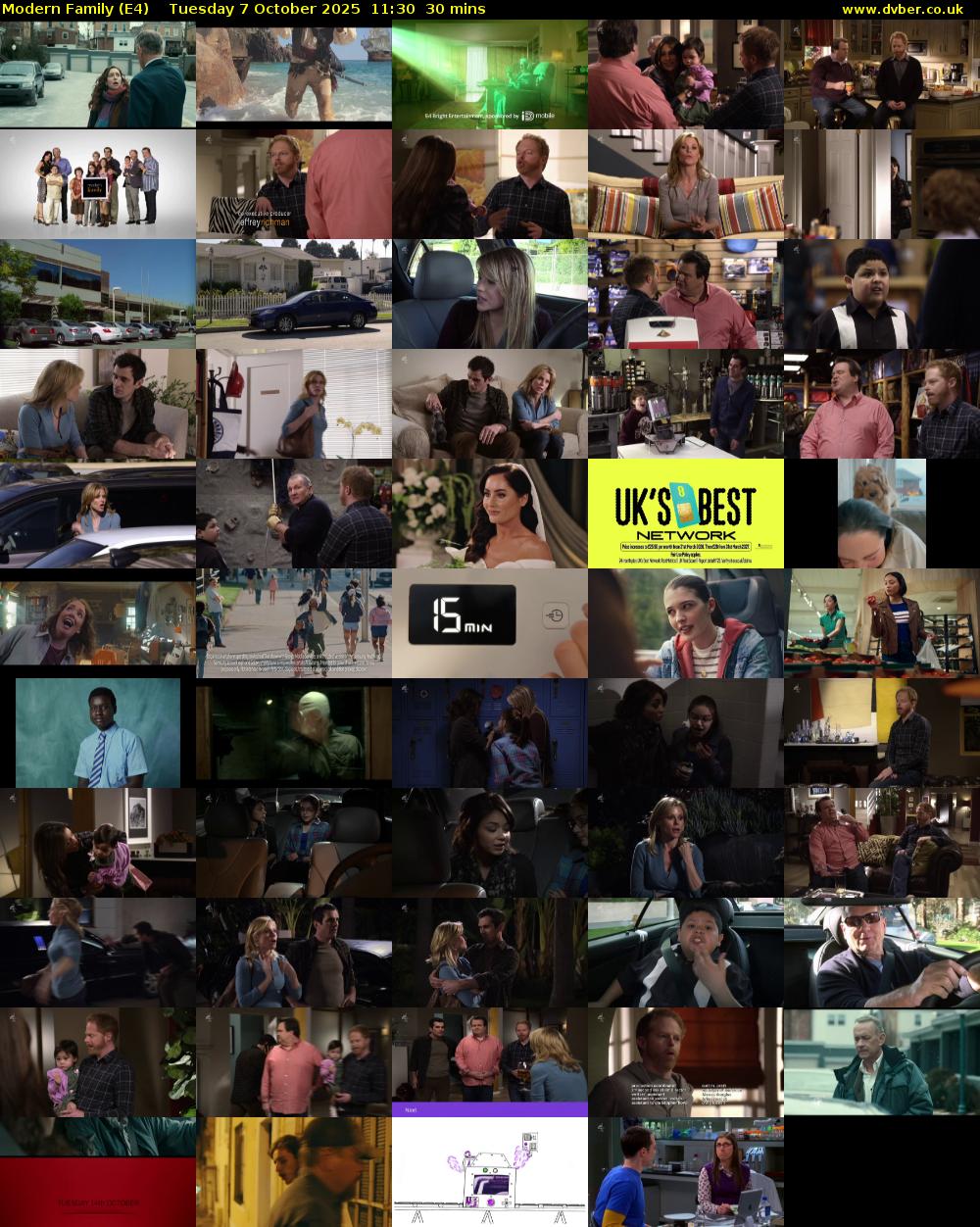 Modern Family (E4) Tuesday 7 October 2025 11:30 - 12:00