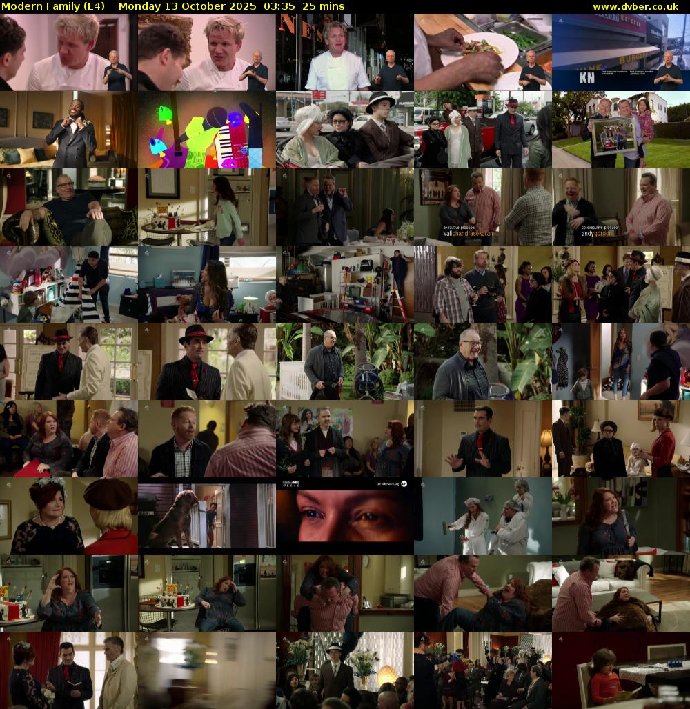 Modern Family (E4) Monday 13 October 2025 03:35 - 04:00