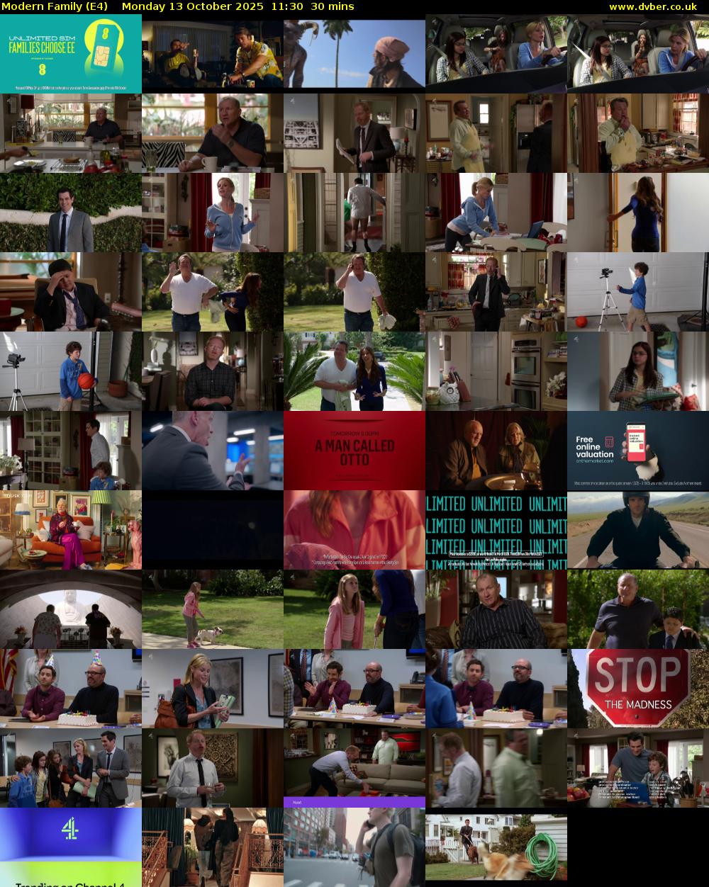 Modern Family (E4) Monday 13 October 2025 11:30 - 12:00