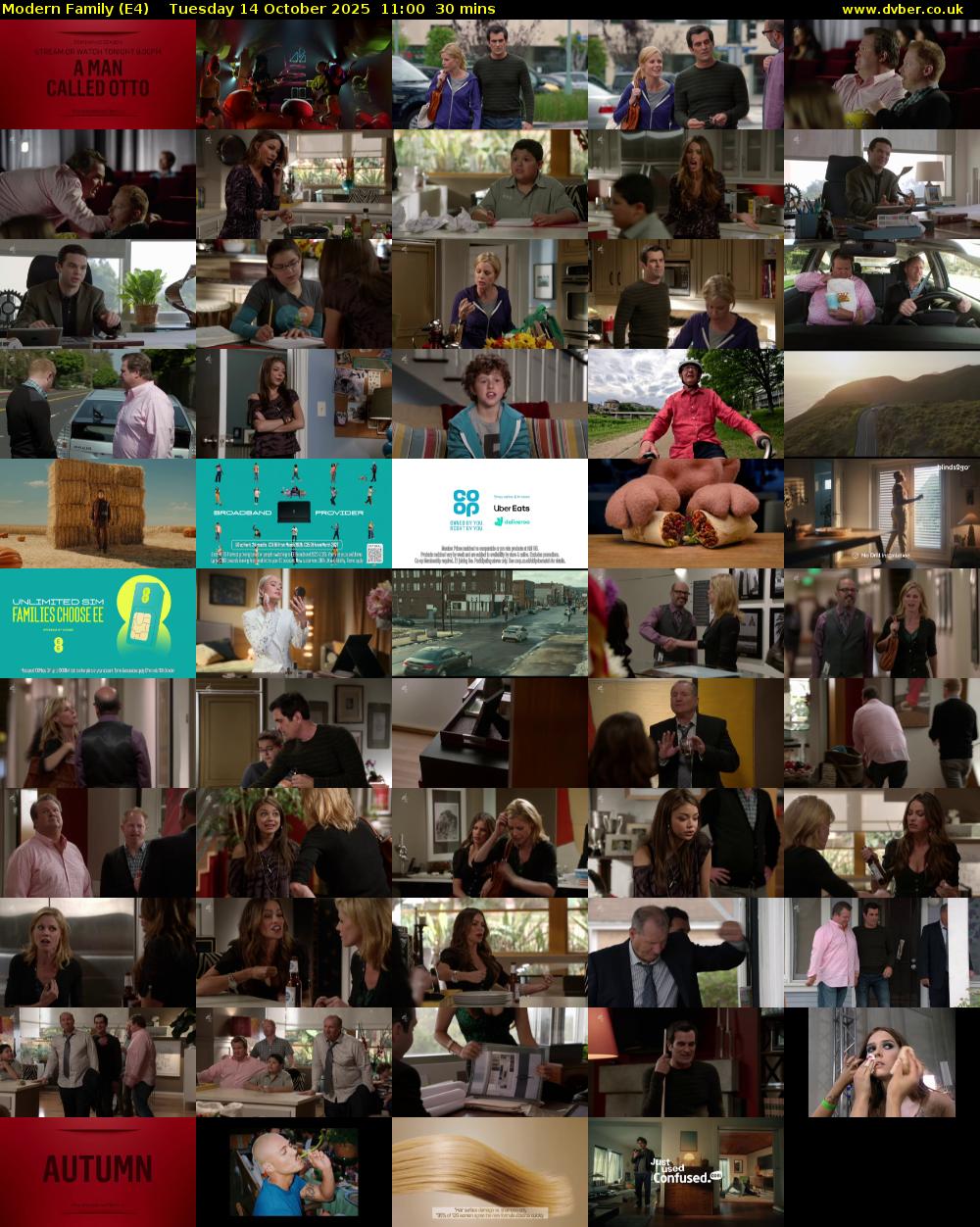 Modern Family (E4) Tuesday 14 October 2025 11:00 - 11:30