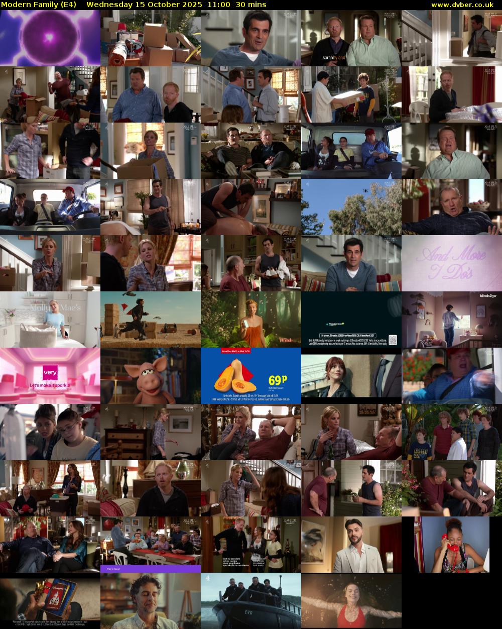 Modern Family (E4) Wednesday 15 October 2025 11:00 - 11:30