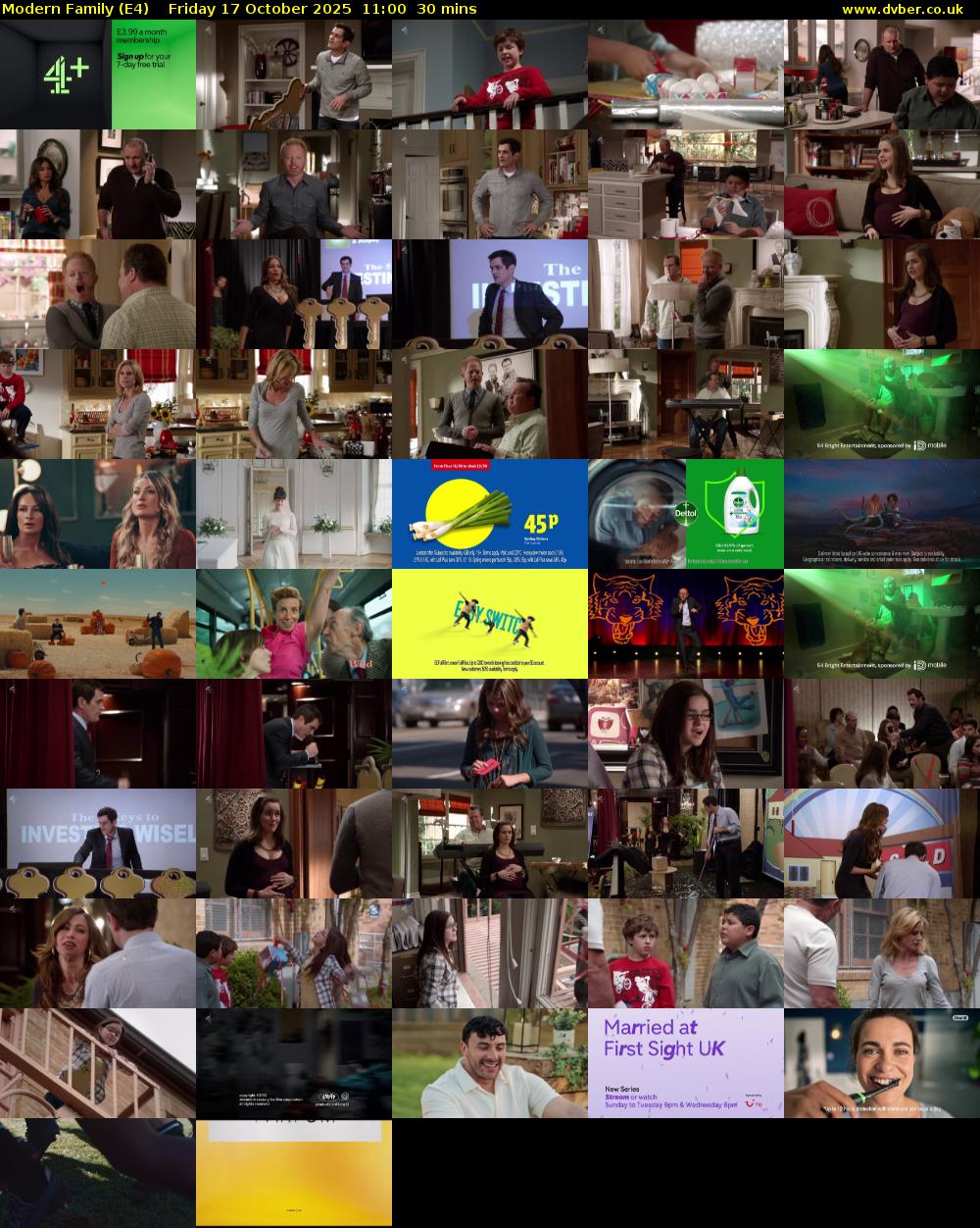 Modern Family (E4) Friday 17 October 2025 11:00 - 11:30