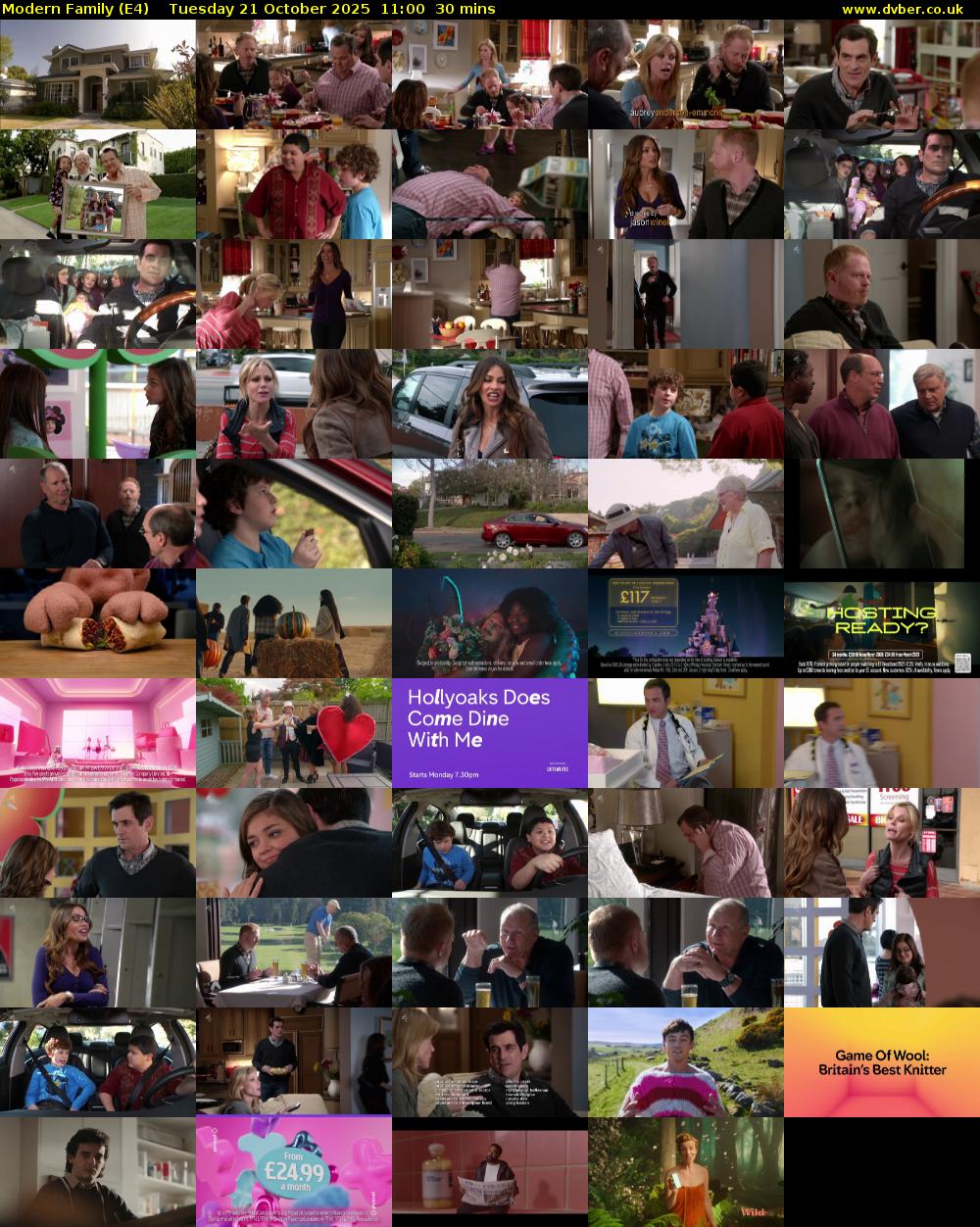 Modern Family (E4) Tuesday 21 October 2025 11:00 - 11:30
