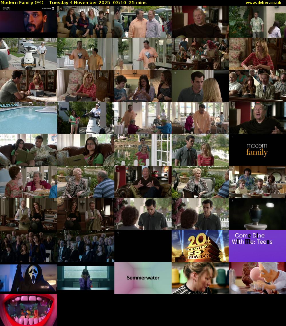 Modern Family (E4) Tuesday 4 November 2025 03:10 - 03:35