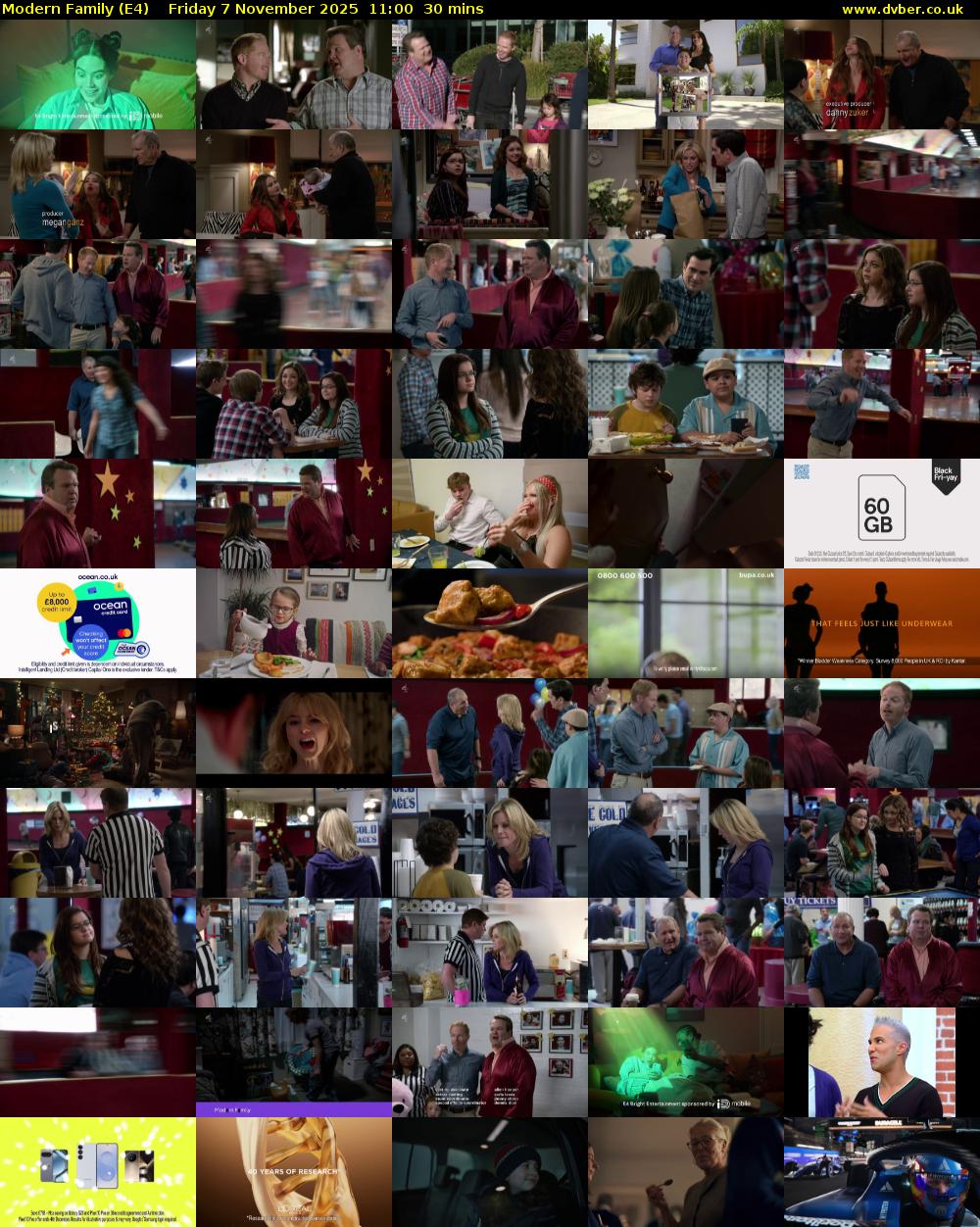 Modern Family (E4) Friday 7 November 2025 11:00 - 11:30