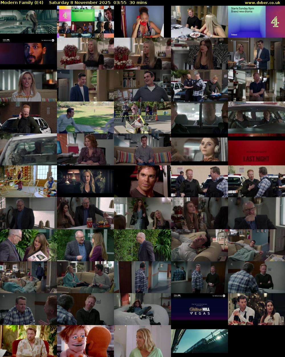 Modern Family (E4) Saturday 8 November 2025 03:55 - 04:25