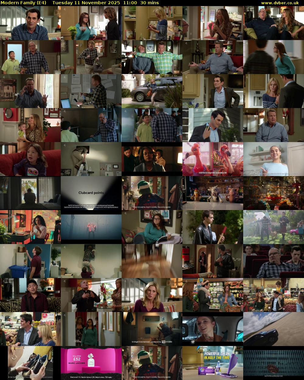 Modern Family (E4) Tuesday 11 November 2025 11:00 - 11:30