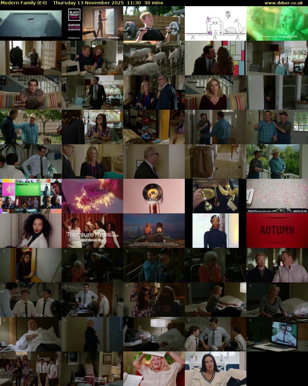 Modern Family (E4) Thursday 13 November 2025 11:30 - 12:00