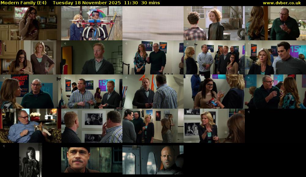 Modern Family (E4) Tuesday 18 November 2025 11:30 - 12:00