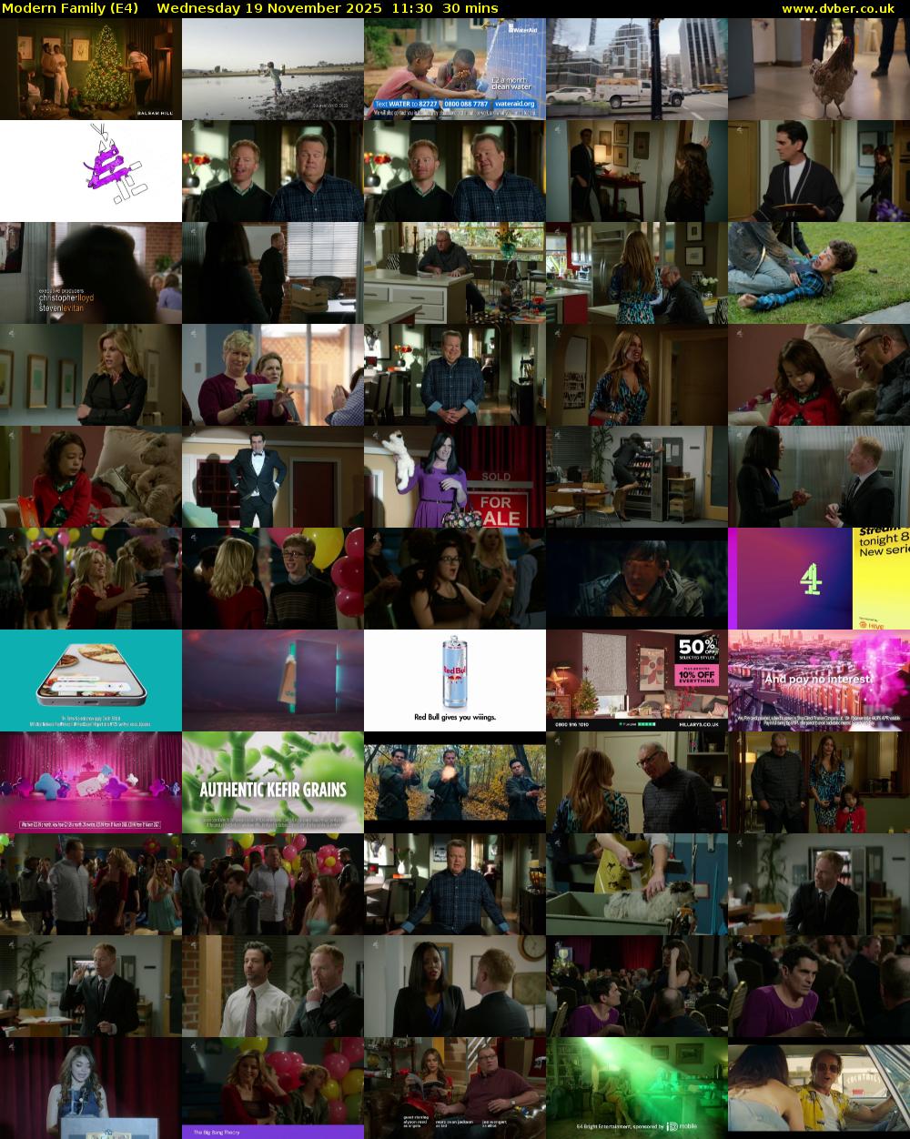 Modern Family (E4) Wednesday 19 November 2025 11:30 - 12:00