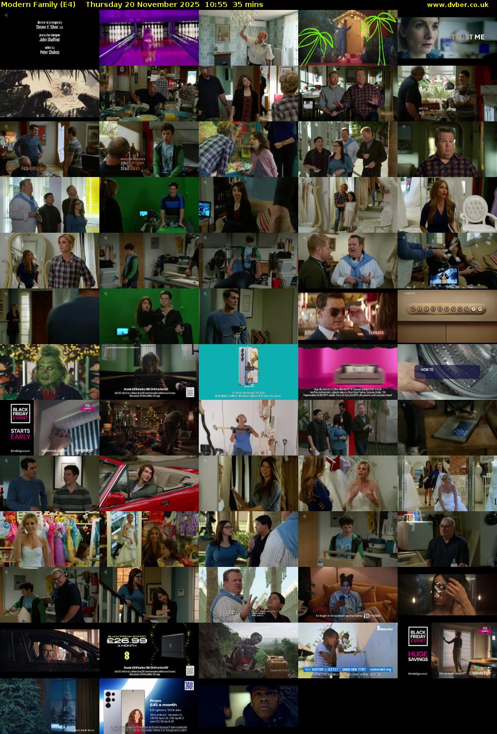 Modern Family (E4) Thursday 20 November 2025 10:55 - 11:30