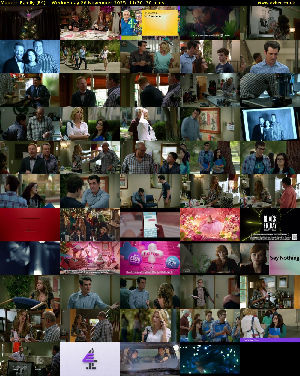 Modern Family (E4) Wednesday 26 November 2025 11:30 - 12:00