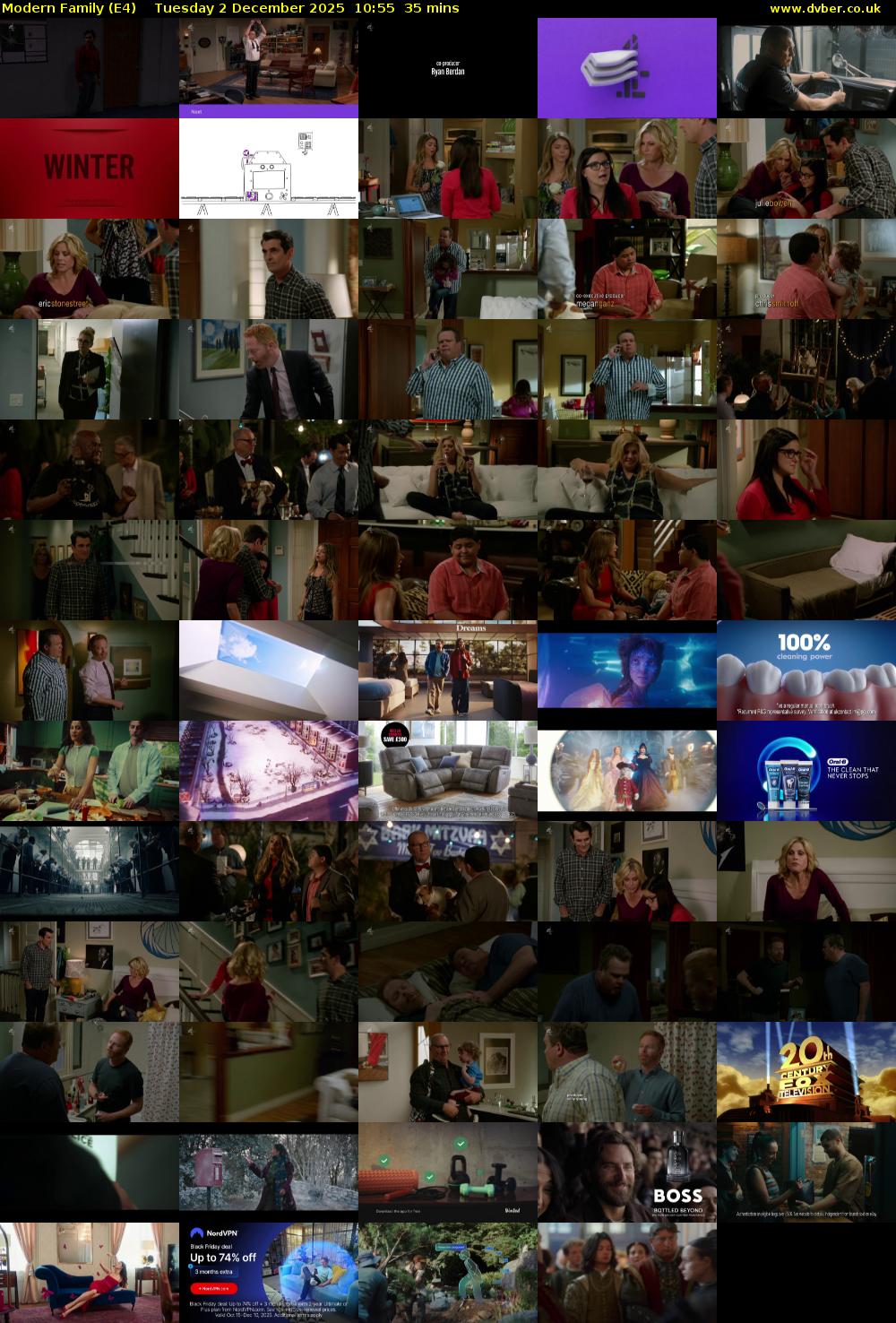 Modern Family (E4) Tuesday 2 December 2025 10:55 - 11:30