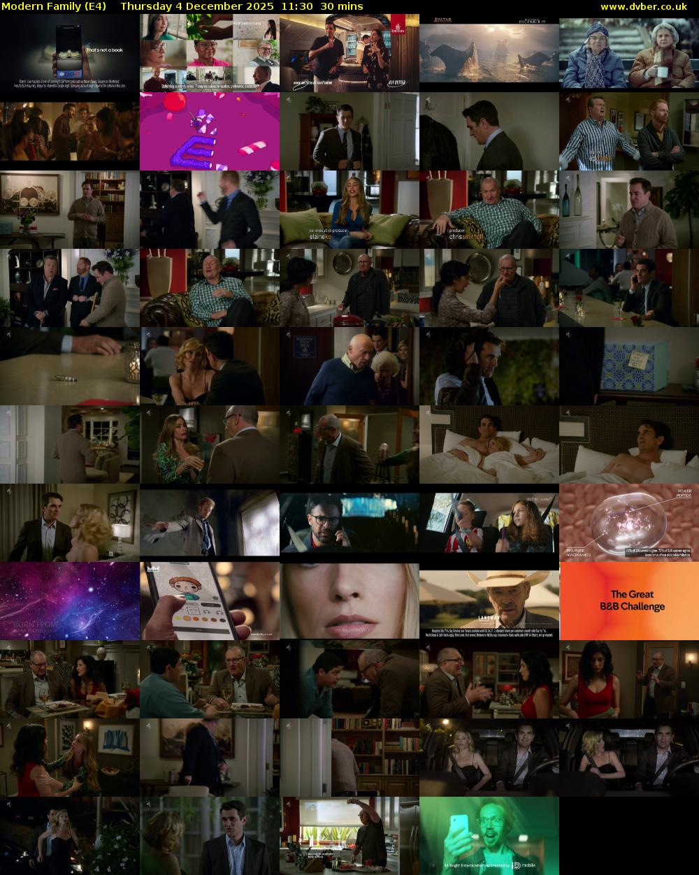 Modern Family (E4) Thursday 4 December 2025 11:30 - 12:00