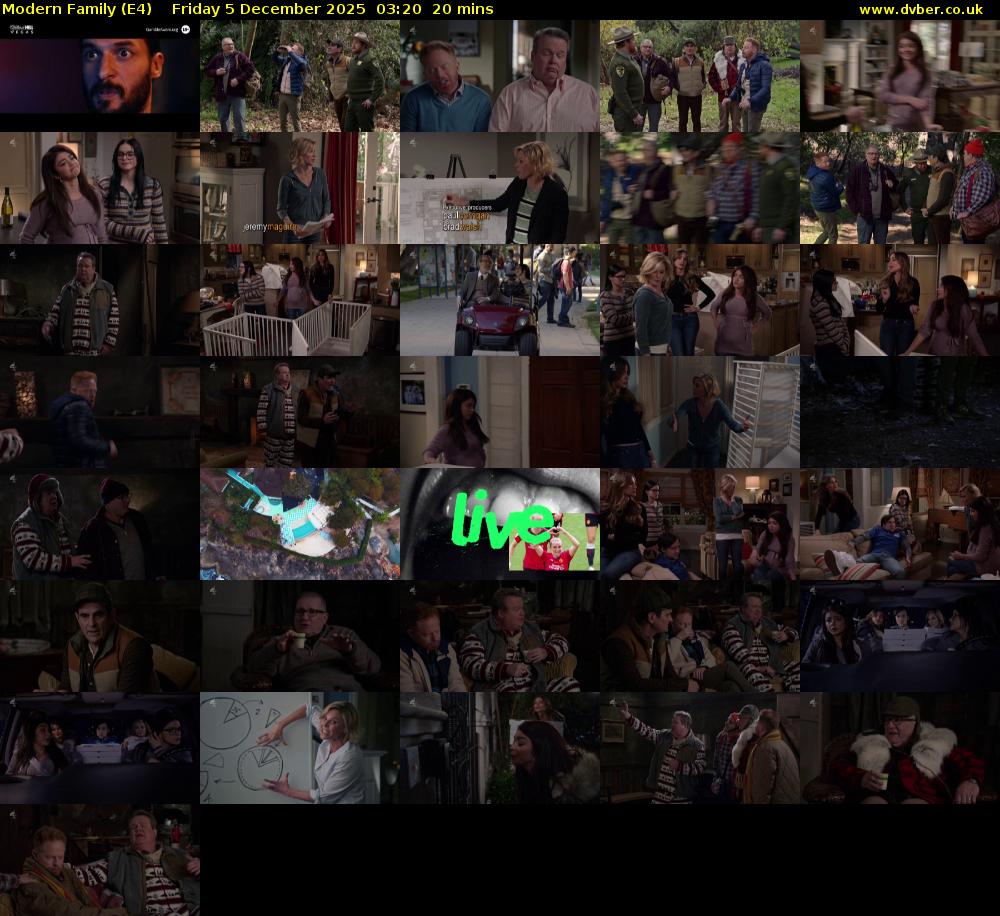 Modern Family (E4) Friday 5 December 2025 03:20 - 03:40