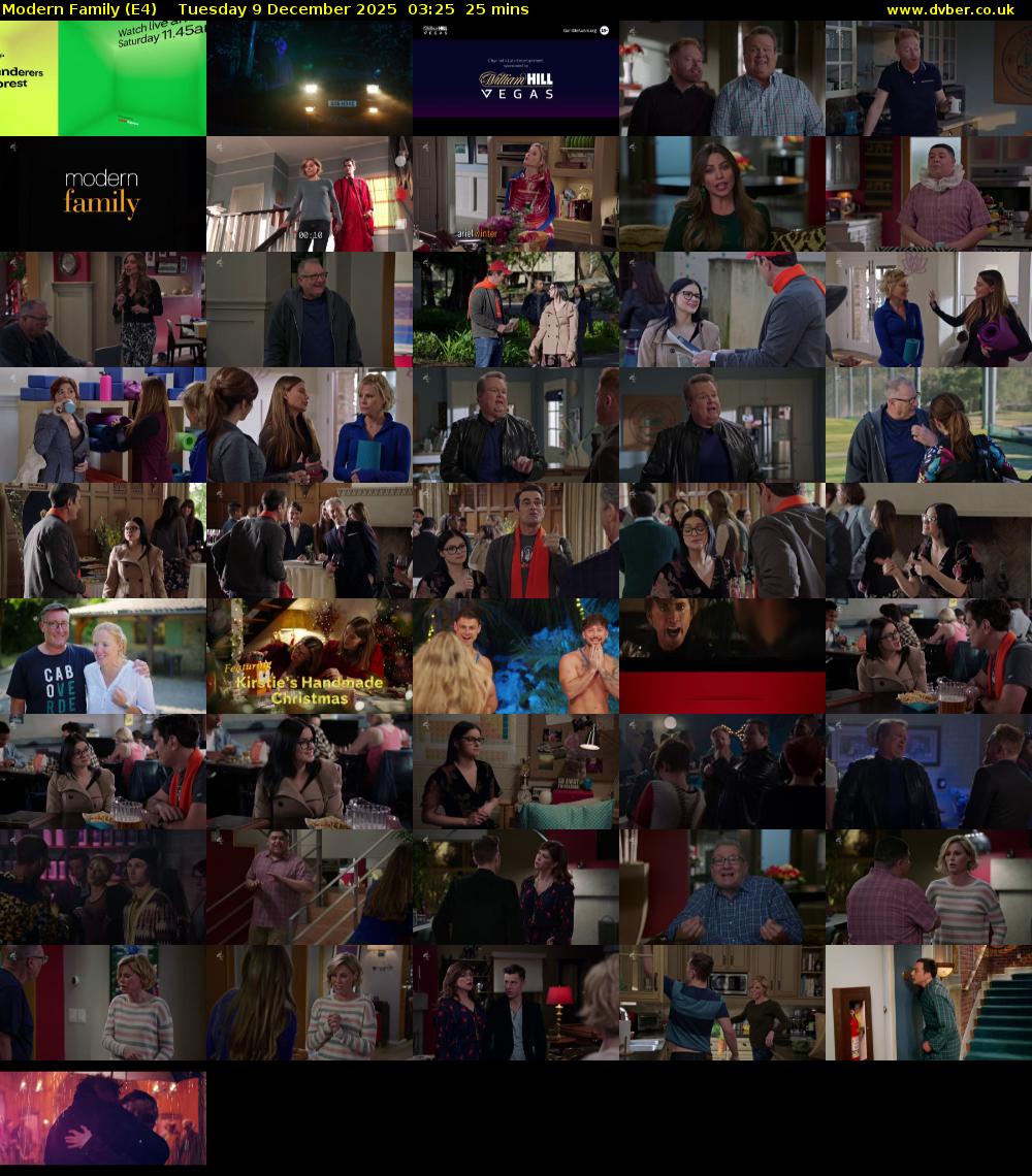 Modern Family (E4) Tuesday 9 December 2025 03:25 - 03:50