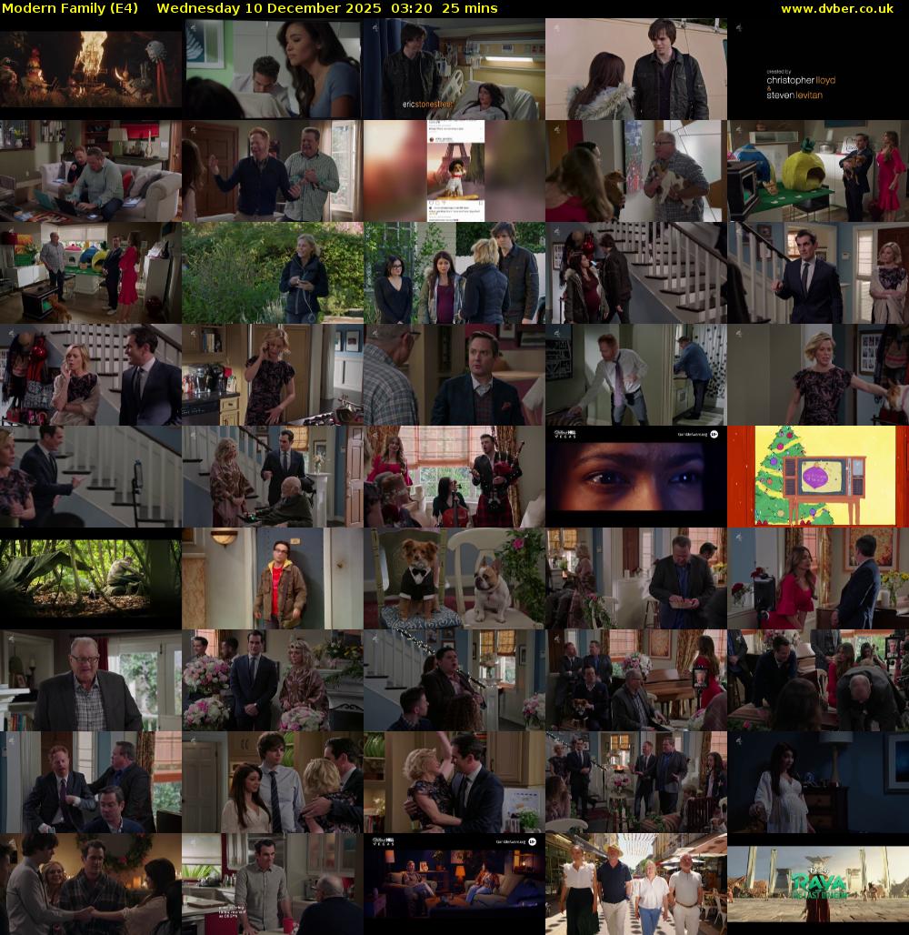 Modern Family (E4) Wednesday 10 December 2025 03:20 - 03:45