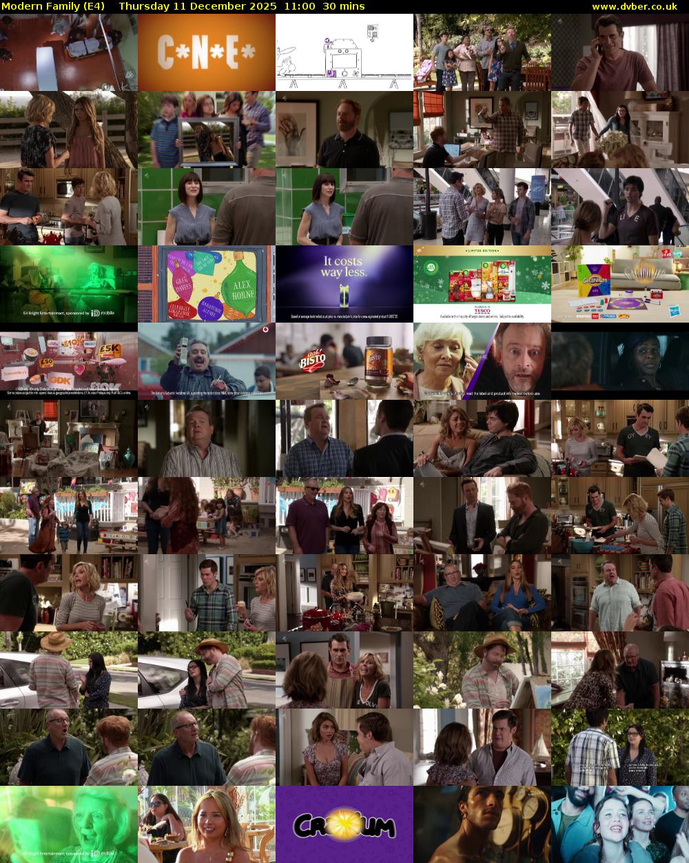 Modern Family (E4) Thursday 11 December 2025 11:00 - 11:30