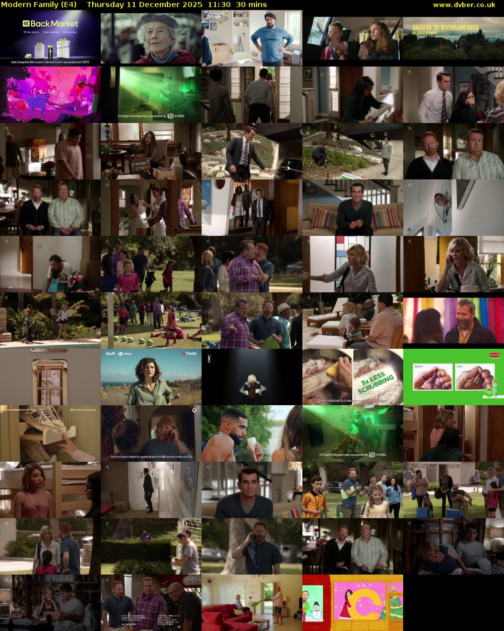 Modern Family (E4) Thursday 11 December 2025 11:30 - 12:00