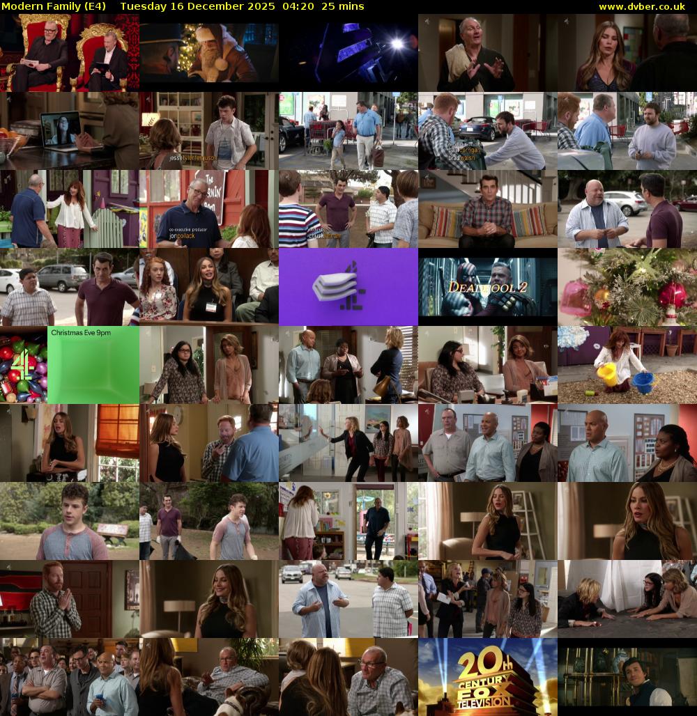 Modern Family (E4) Tuesday 16 December 2025 04:20 - 04:45