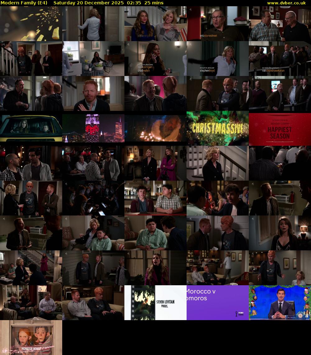 Modern Family (E4) Saturday 20 December 2025 02:35 - 03:00