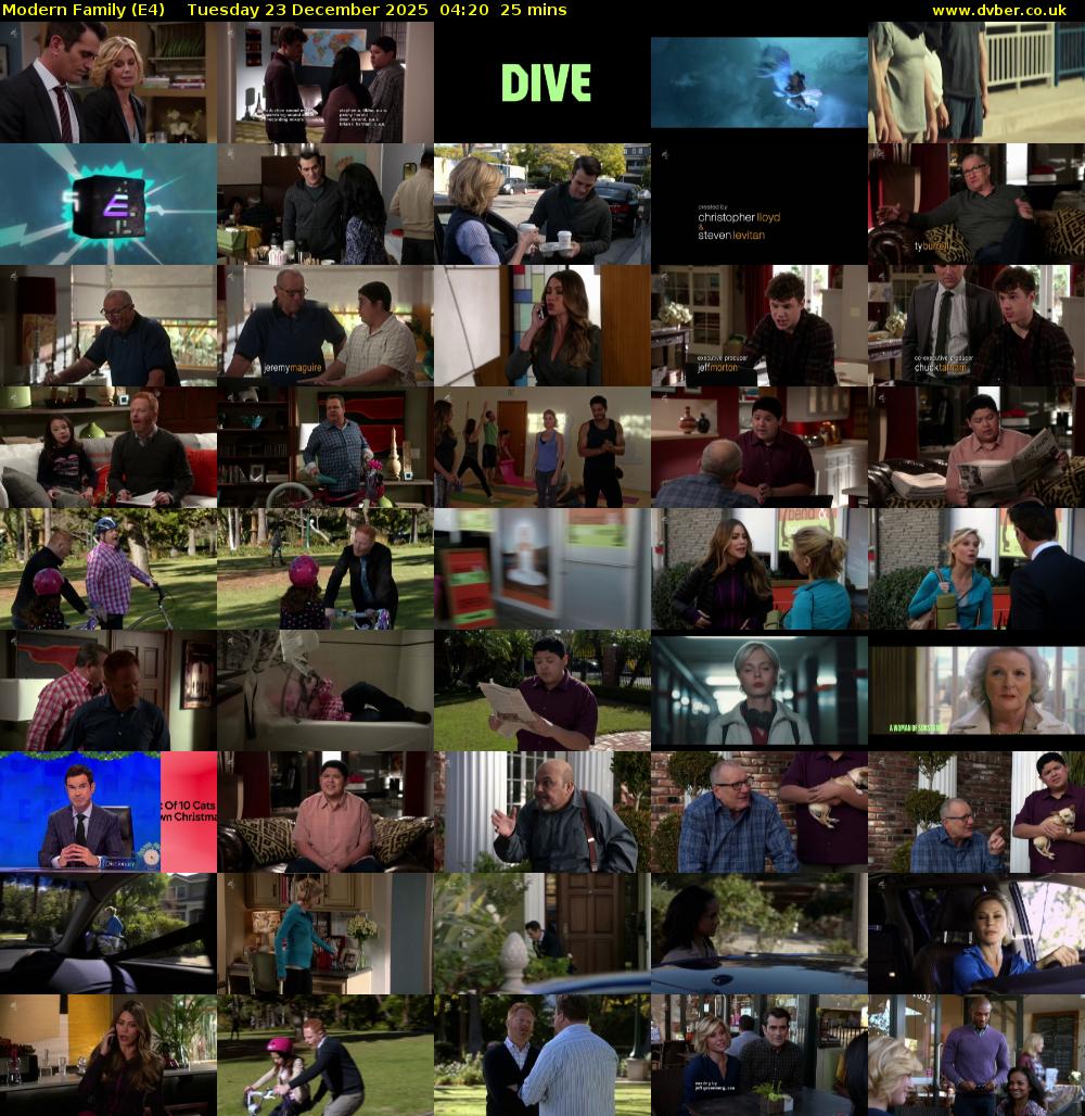 Modern Family (E4) Tuesday 23 December 2025 04:20 - 04:45